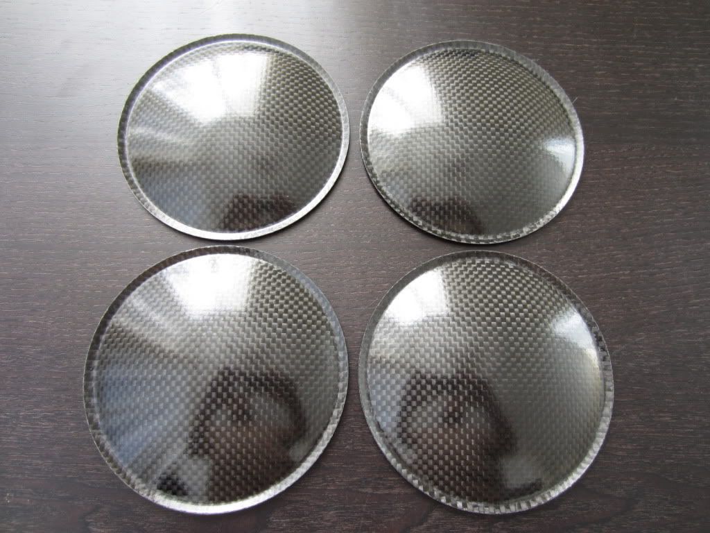 SOLD/CLOSED Hard Carbon Fiber Dust Caps